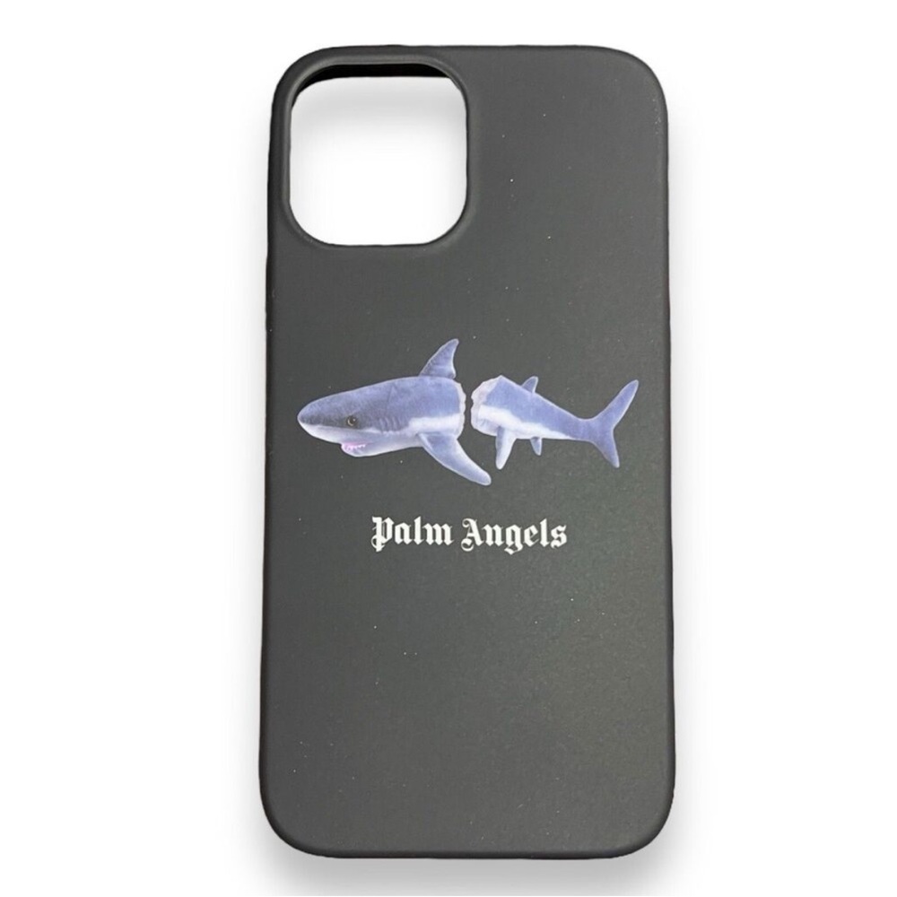 Palm Angels Black Logo iPhone 12 12 Pro Case